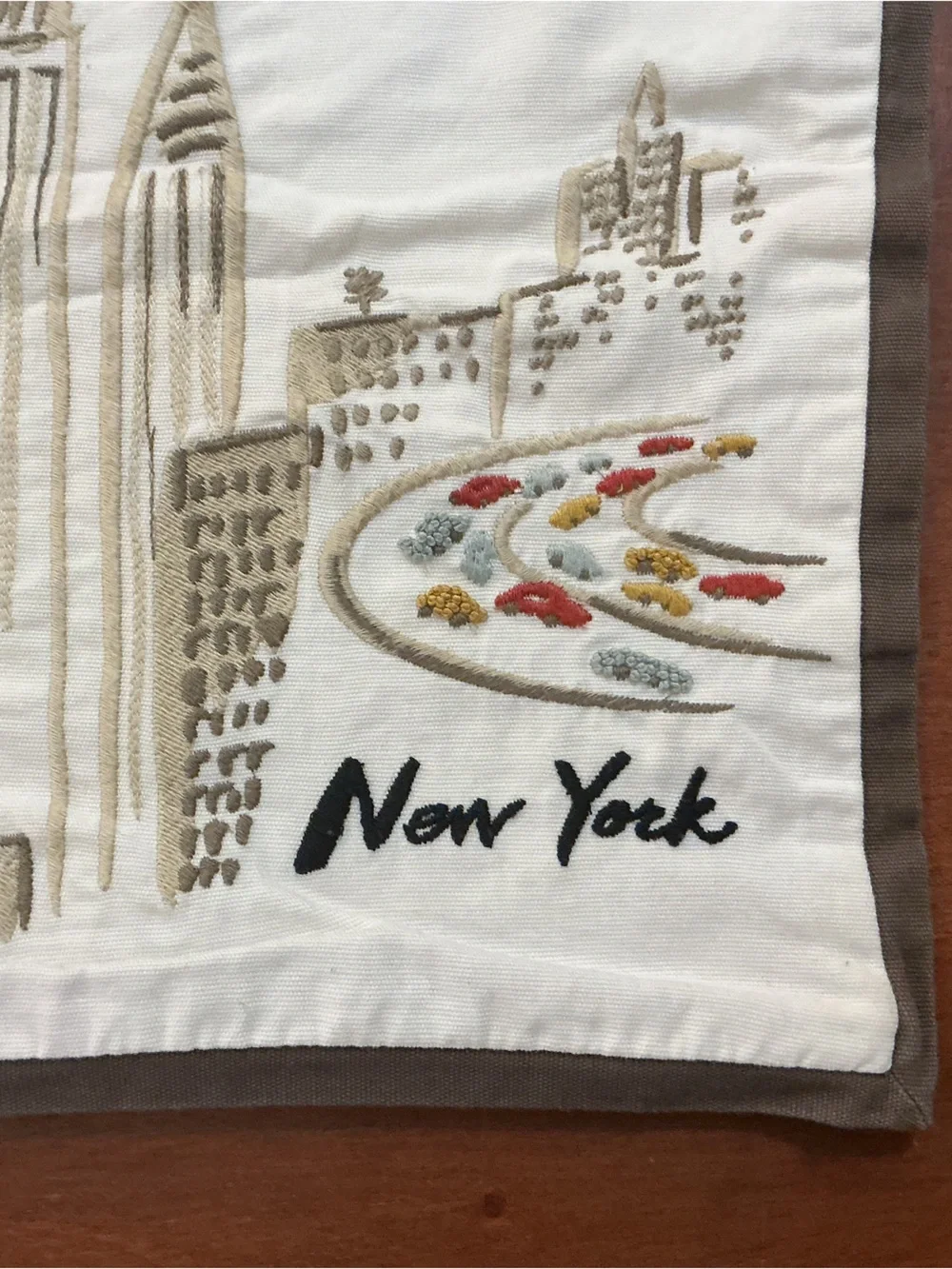 Pottery Barn New York Embroidered 100% Cotton Pillow Sham, Zip, 26